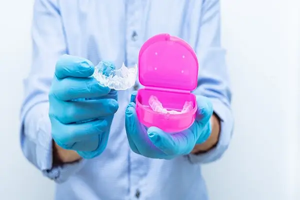 Retirada de invisalign