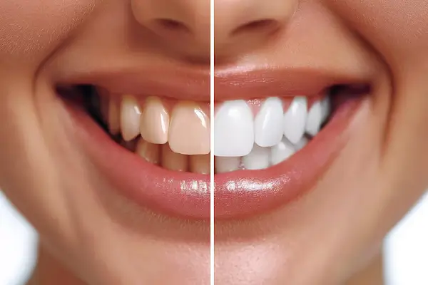 Dientes más grandes y brillantes